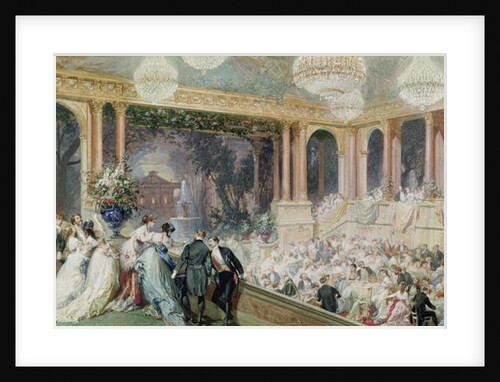 Dinner at the Tuileries, 1867 by Henri Baron