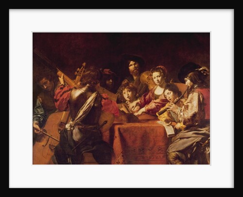Concert with Eight People by Valentin de Boulogne
