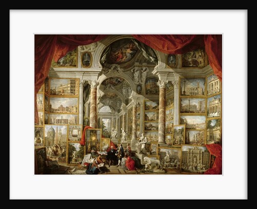 Gallery with Views of Modern Rome, 1759 by Giovanni Paolo Pannini