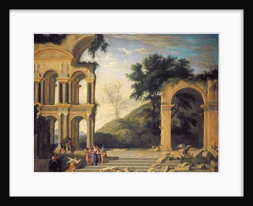 Landscape with the Rest on the Flight into Egypt, 1671 by Henri Mauperche