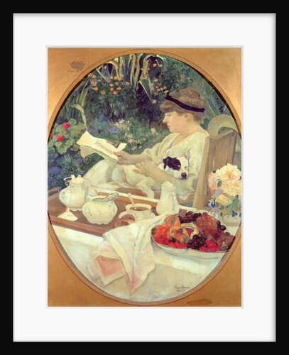 Tea in the Garden, 1910 by Leon Georges Carre