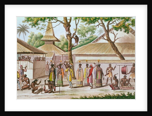 Religious Festival in Caieli, Buru Island by French School