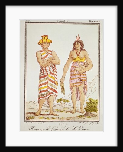 A Korean Man and Woman by French School