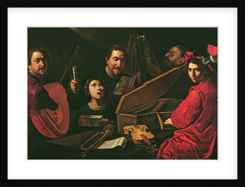 Concert with Musicians and Singers, c.1625 by Pietro Paolini