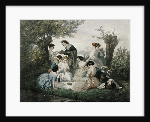 Breakfast in the Spring by A. de Beaumont