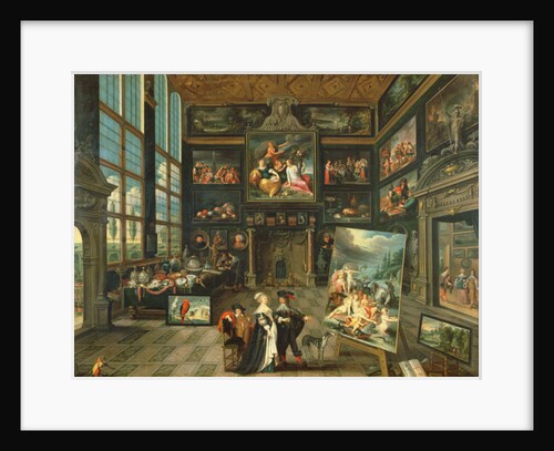 Interior of a Gallery, 1637 by Cornelis de I Baellieur