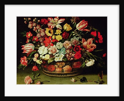 Basket of Flowers by Jacques Linard