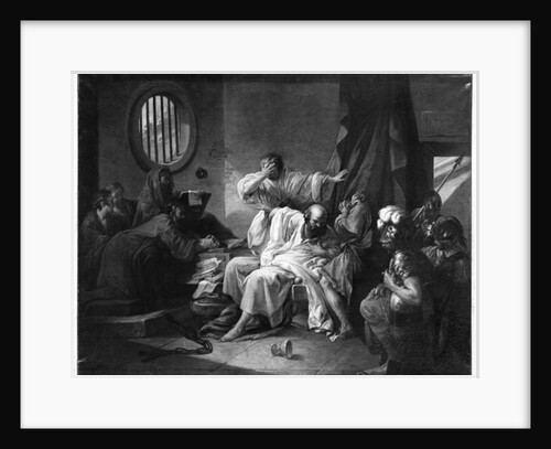 The Death of Socrates 1762 by Jacques Philippe Joseph de Saint-Quentin