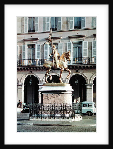 Equestrian statue of Joan of Arc 1874, modified 1899 by Emmanuel Fremiet