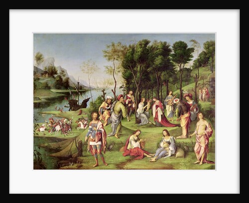 Allegory of the Court of Isabella d'Este 1504-06 by Lorenzo Costa