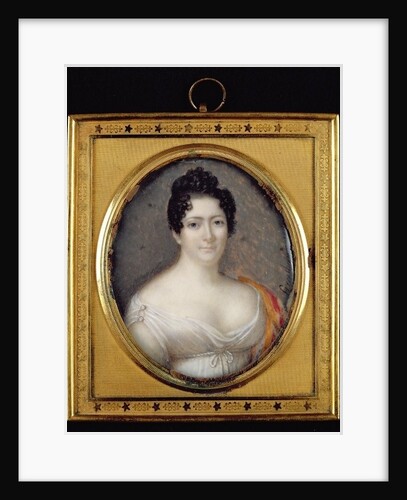 Mademoiselle Mars 1819 by Jean Francois Strasbeaux
