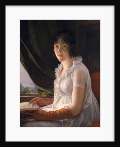 Seated Portrait of Marie-Philippe-Claude Walbonne c.1796 by Francois Pascal Simon Baron Gerard