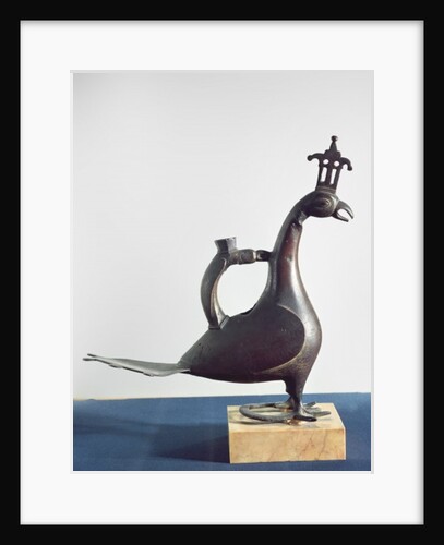 Aquamanile in the form of a peacock by Islamic School