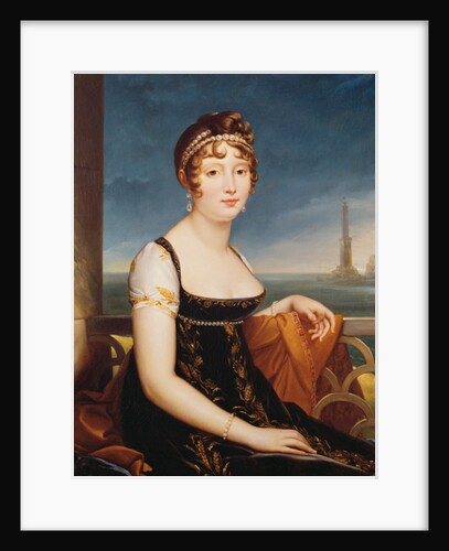 Portrait of Caroline Bonaparte, Queen of Naples by Francois Pascal Simon Baron Gerard