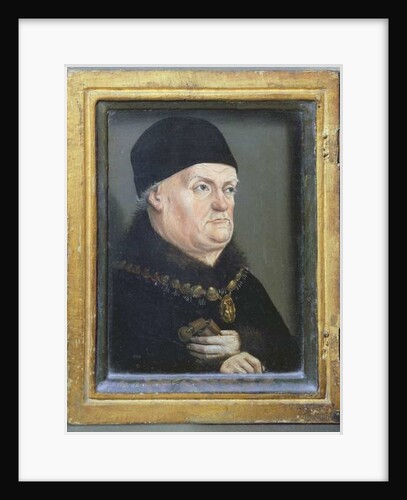 The Matheron Diptych: Portrait of Rene I 'The Good' Duke of Anjou and his wife, Jeanne de Laval c.1475 by Nicolas Froment