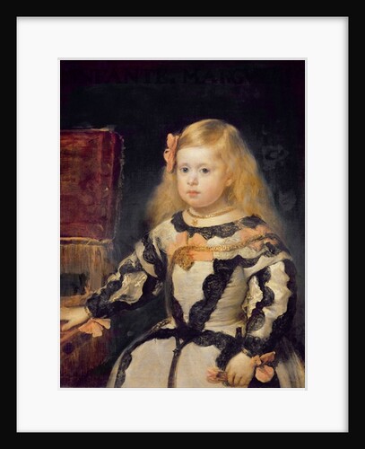 Portrait of the Infanta Maria Marguerita 1654 by Diego Rodriguez de Silva y Velazquez
