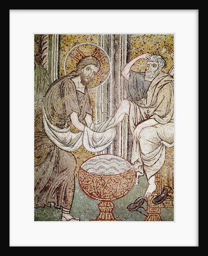 Jesus and St. Peter by Byzantine School