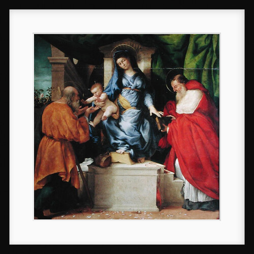 The Madonna of the Roses, 1526 by Lorenzo Lotto