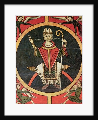 St. Peter, side panel from the altar of the Church of San Pere, Oros by Spanish School