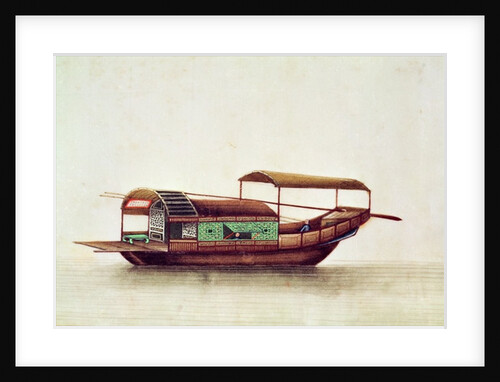 A Sampan, Qianlong Period by School Chinese