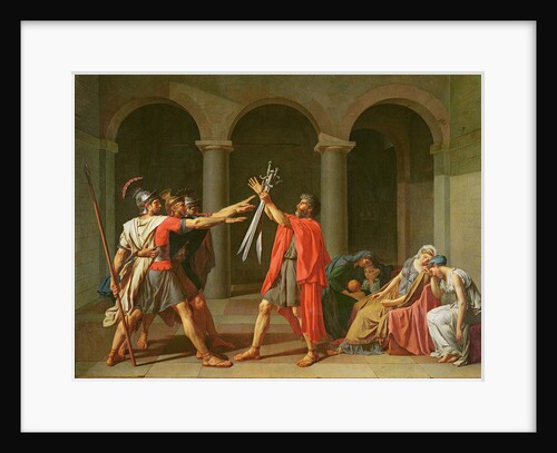 The Oath of Horatii, 1784 by Jacques Louis David