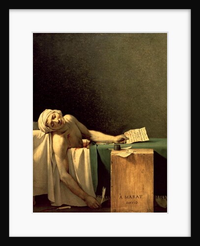 The Death of Marat, 1793 by Jacques Louis David