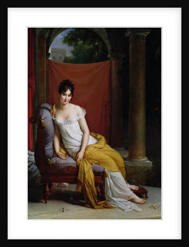 Portrait of Madame Recamier by Francois Pascal Simon Baron Gerard