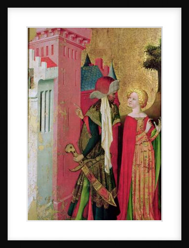 St. Barbara Locked in a Tower by her Father by Francke Master