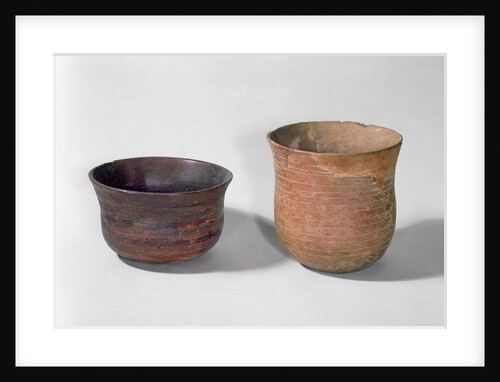 Two campaniform vases by Prehistoric Prehistoric