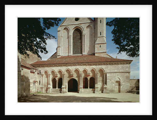 View of the entrance porch of the Cistercian Abbey, built 1140-60 by French School