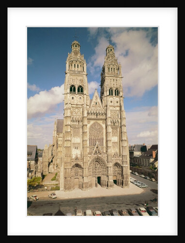 View of the west facade, 13th-15th century by School French