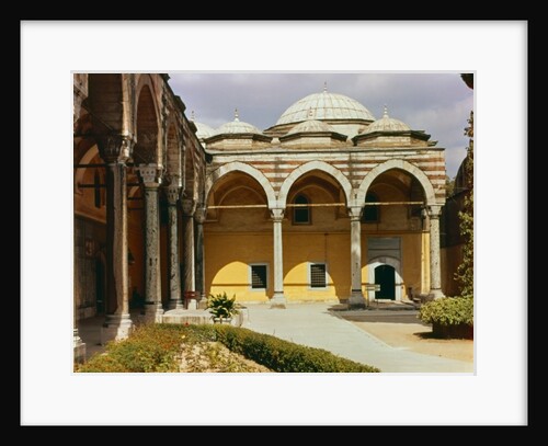 Interior courtyard of the Topkapi Palace by School Islamic