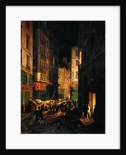 Arrival of Louis-Philippe at the Palais-Royal, 30th July 1830, after a painting by Horace Vernet, 1836 by Jean-Baptiste-Prudent Carbillet