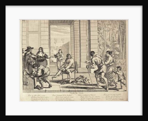 Clothing the Naked by Abraham Bosse