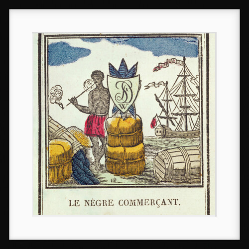 The Black Trader, plate 529 from 'Les Petits Metiers' by French School