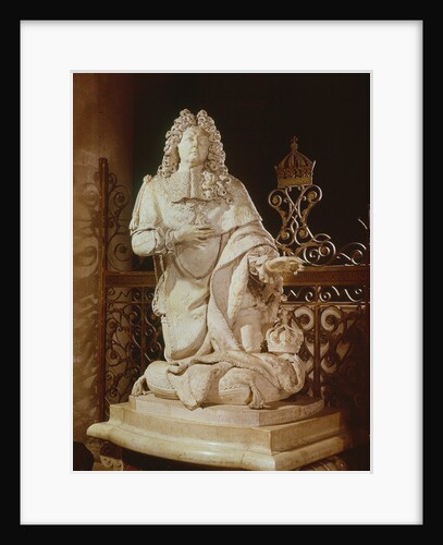 The Vow of Louis XIII detail of Louis XIV 1715 by Antoine Coysevox