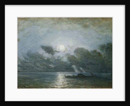 Venice by Moonlight by Felix Ziem