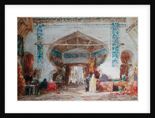 Bazaar in Constantinople by Felix Ziem