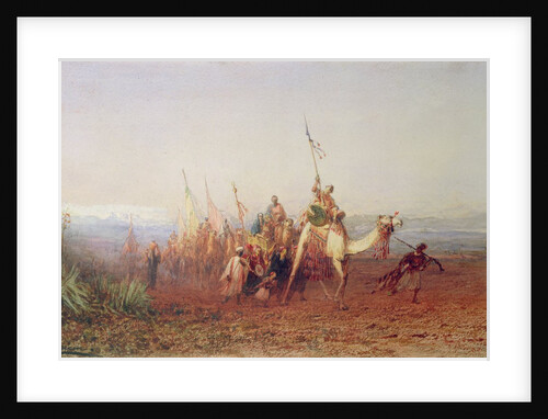 A Caravan on the Way to Cairo by Felix Ziem