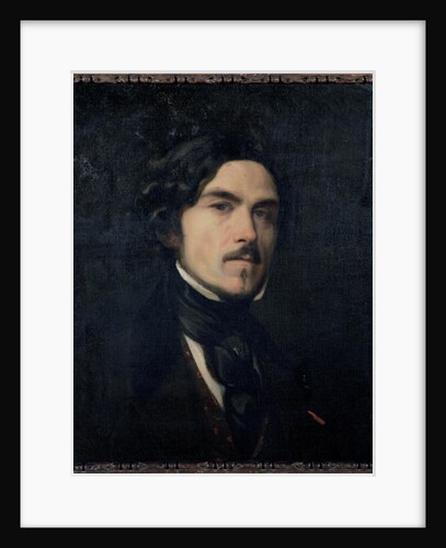 Eugene Delacroix 1840 by Charles Emile Callande de Champmartin