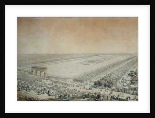 General View of the Champ-de-Mars during the Fete de la Federation, 14th July 1790 by Jacques Francois Joseph Swebach