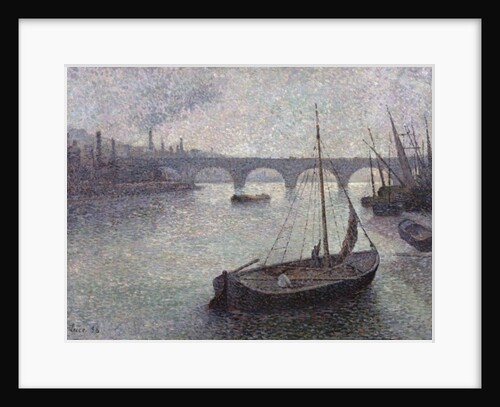View of the Thames, 1893 by Maximilien Luce