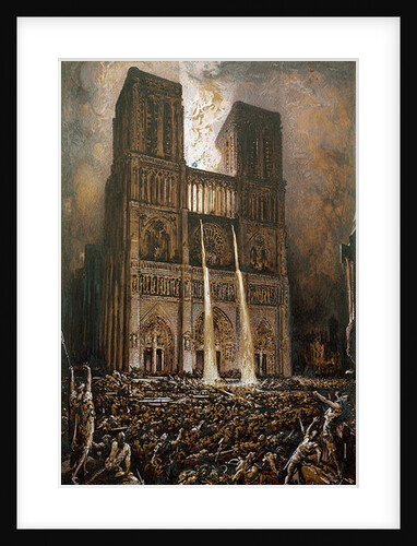 The Populace Besieging Notre-Dame by Francois Nicolas Chifflart