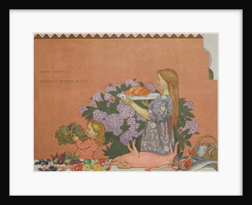 Grace, right hand panel from the decoration of the artist's home at Perros-Guirac, 1908 by Maurice Denis