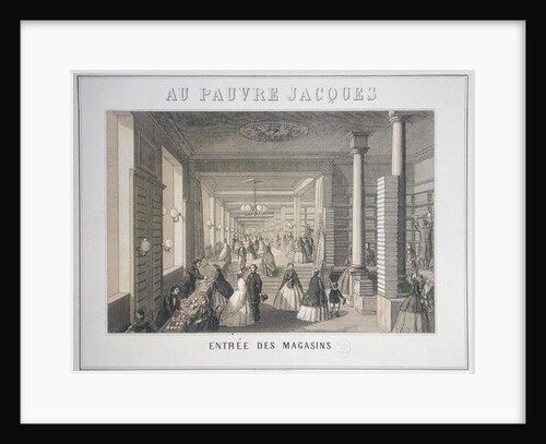 Au Pauvre Jacques: Entrance to the Shops by French School