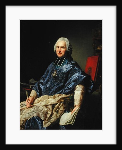 Joseph-Marie Terray Abbe of Molesmes, 1774 by Alexander Roslin