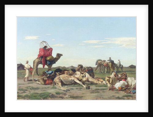 Nomads in the Desert, 1861 by Georges Washington