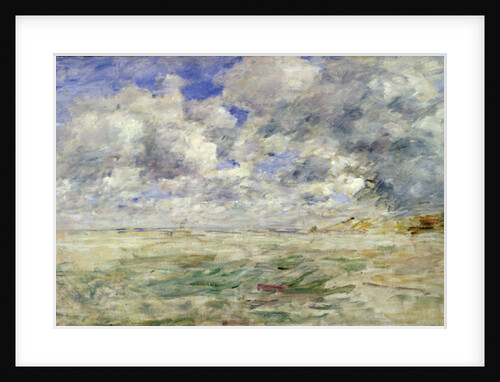 Stormy Sky above the Beach at Trouville, c.1894-97 by Eugene Louis Boudin