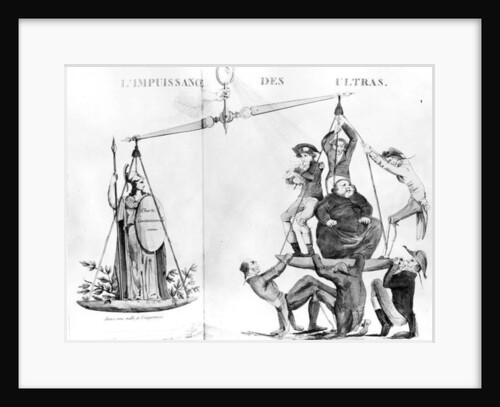Vain efforts of the Ultras, 1819 by French School