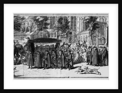 A French funeral by Bernard Picart